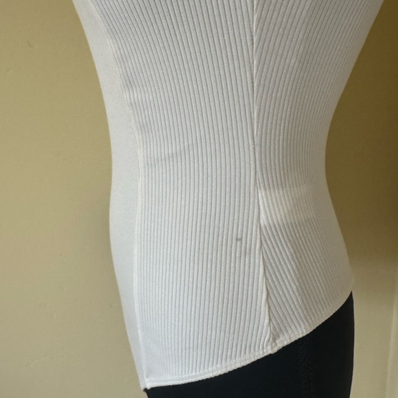 Lulus Sensational Sweetheart White Ribbed Balloon Sleeve Bodysuit, Size S, NWT - Picture 13 of 16